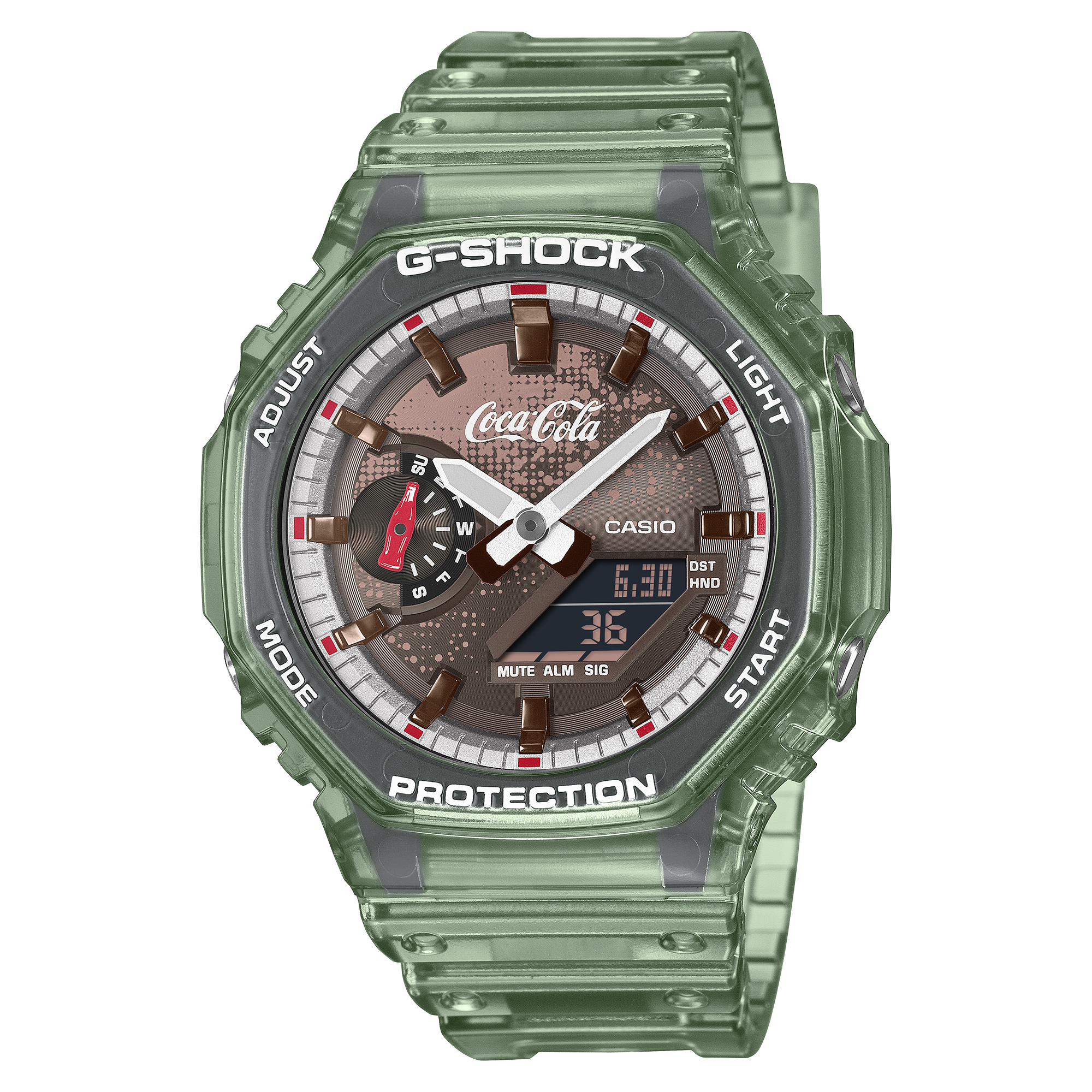 GA2100CC-3A | G-SHOCK ANALOG-DIGITAL Green - Casio