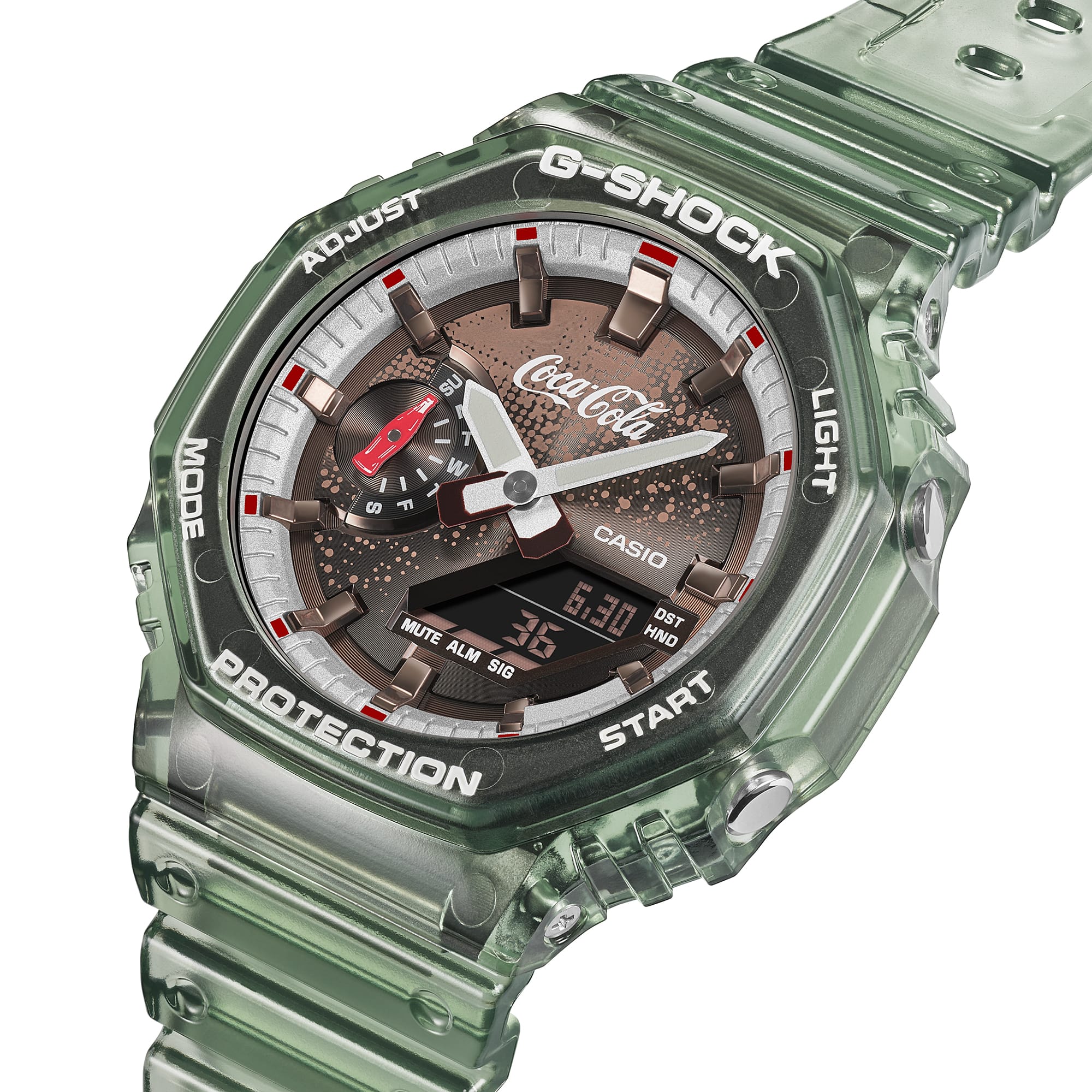 GA2100CC-3A | G-SHOCK ANALOG-DIGITAL Green - Casio