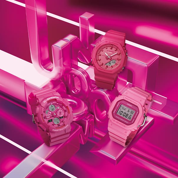 GMAP2100PP4A | G-SHOCK ANALOG-DIGITAL Pink - Casio