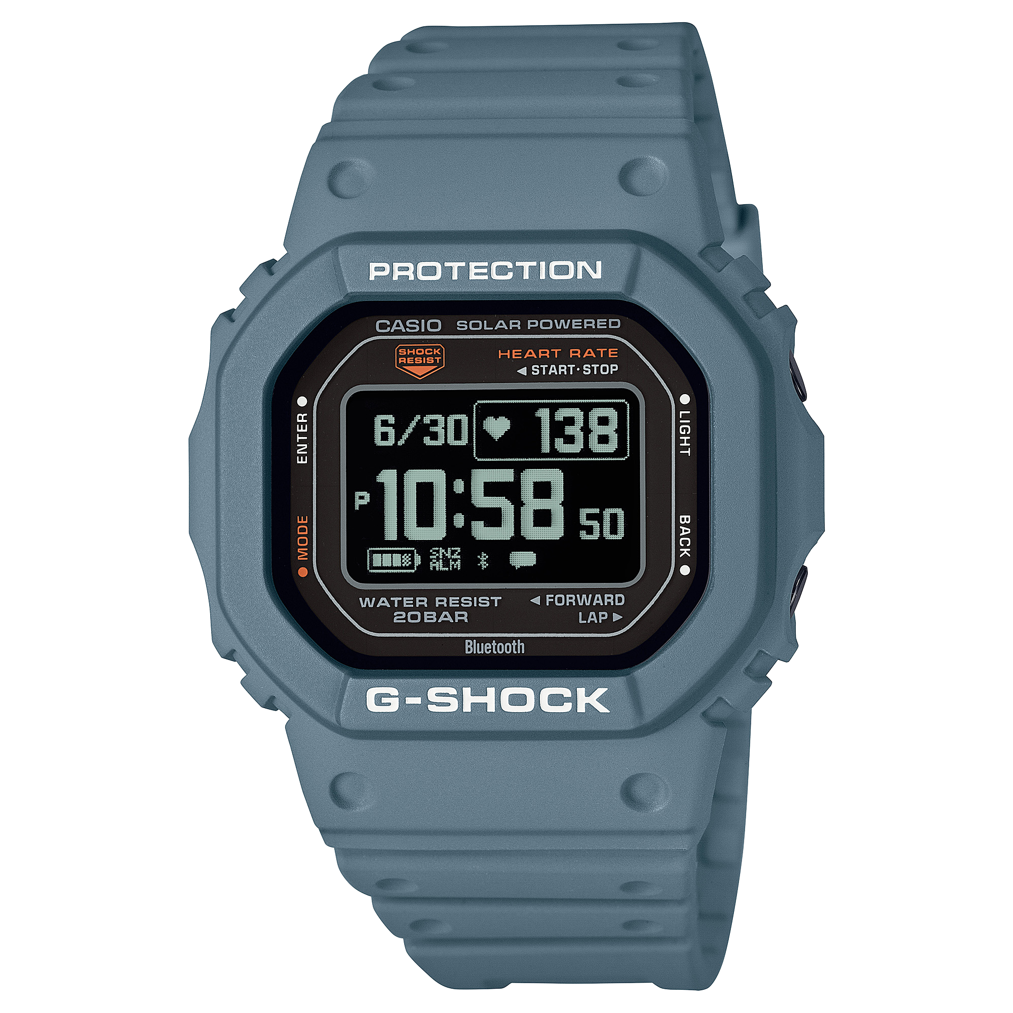 DWH5600-2 | Blue Fitness Tracking Smartwatch | MIP LCD Watch - Casio