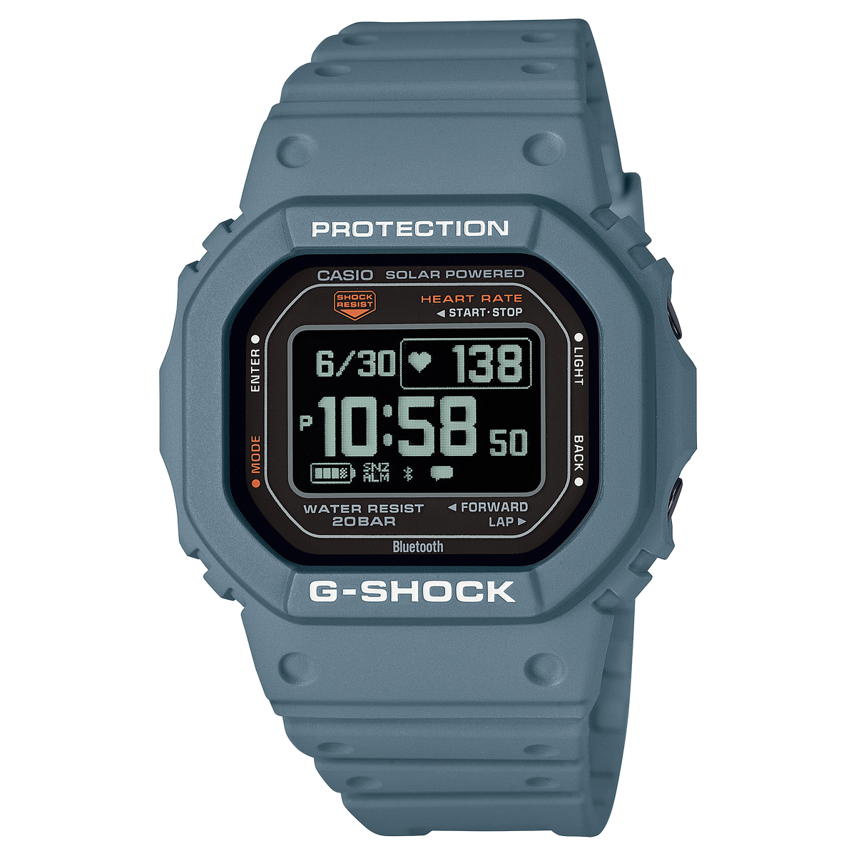 DWH5600-2 | Blue Fitness Tracking Smartwatch | MIP LCD Watch - Casio