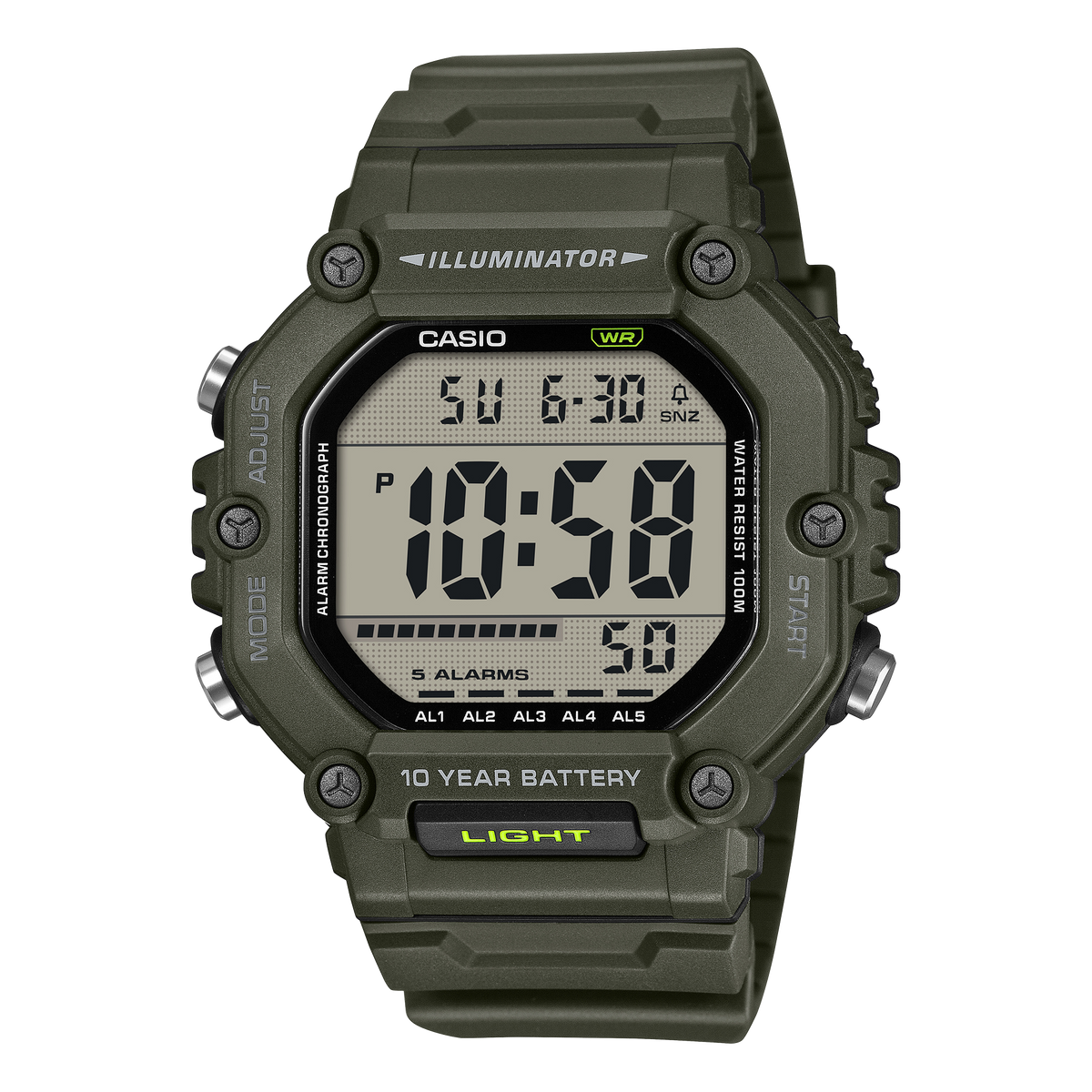 AE1600HX-3AV | Digital Green - Casio