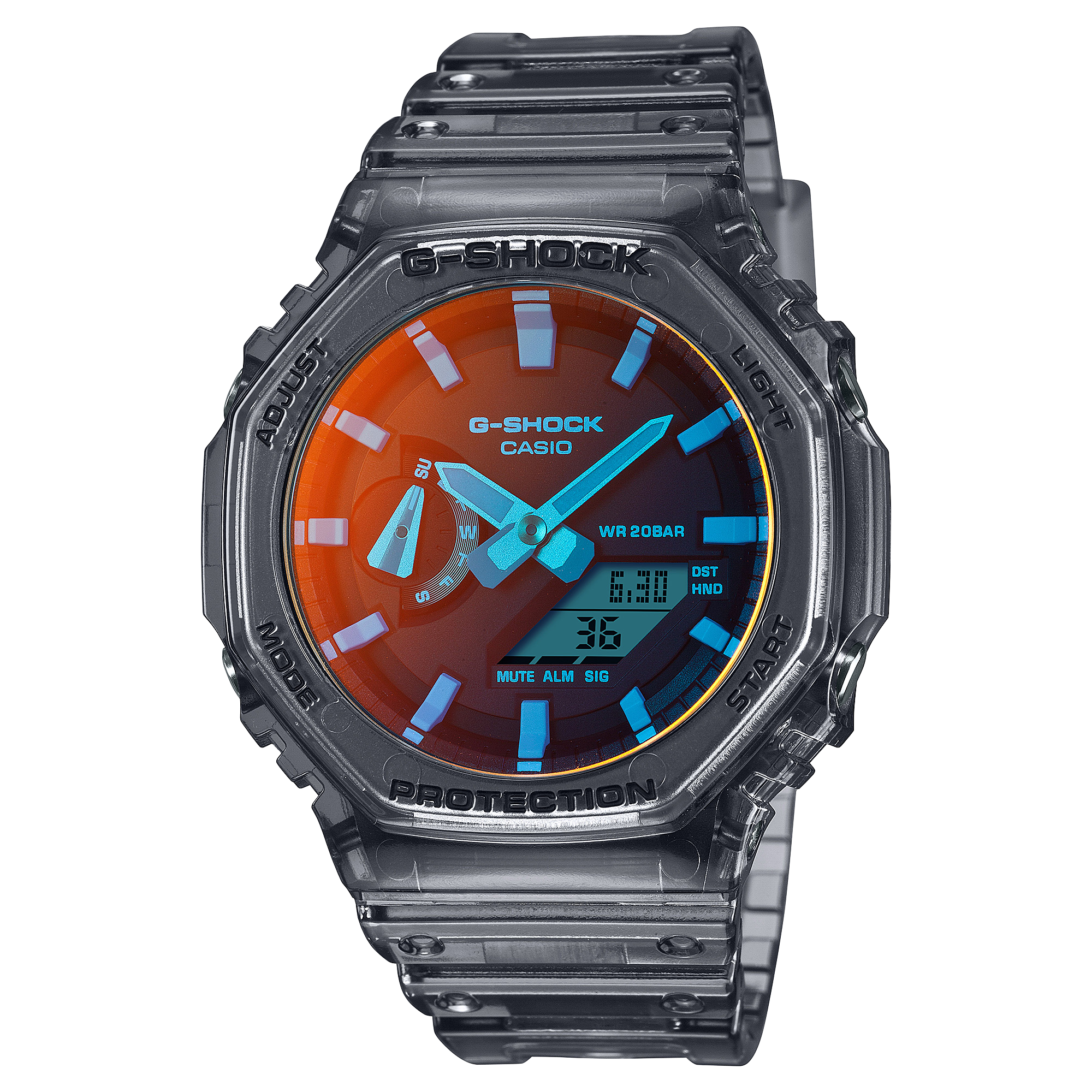 GA-2100TLS-8A | G-SHOCK ANALOG-DIGITAL Gray - Casio