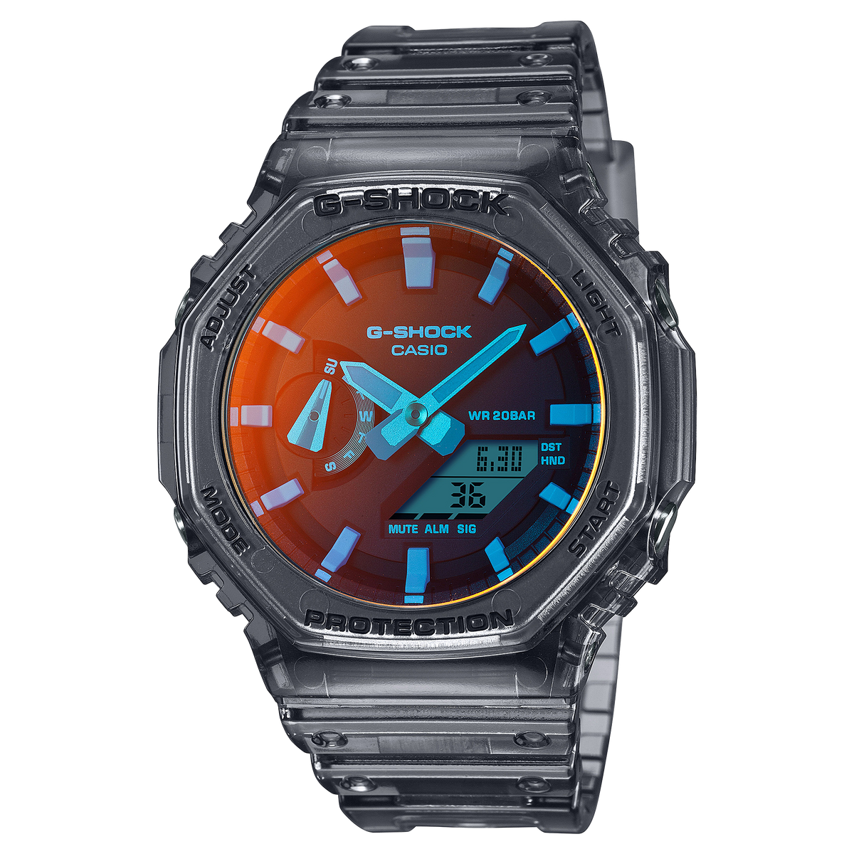 GA-2100TLS-8A | G-SHOCK ANALOG-DIGITAL Gray - Casio