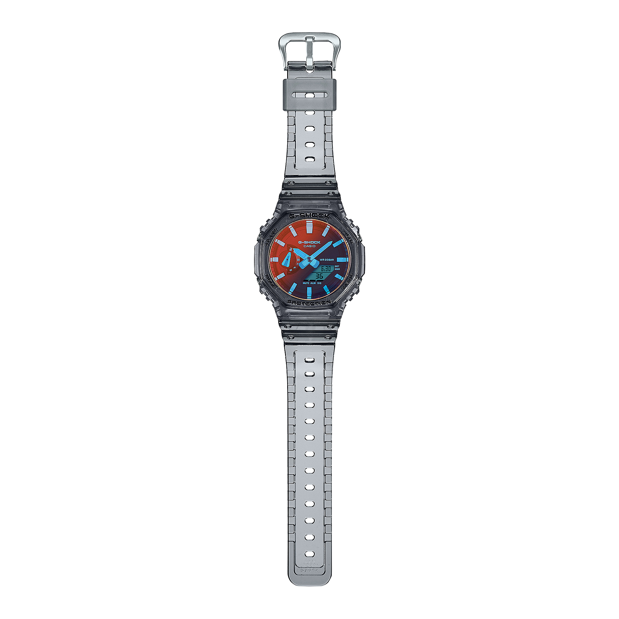 GA-2100TLS-8A | G-SHOCK ANALOG-DIGITAL Gray - Casio
