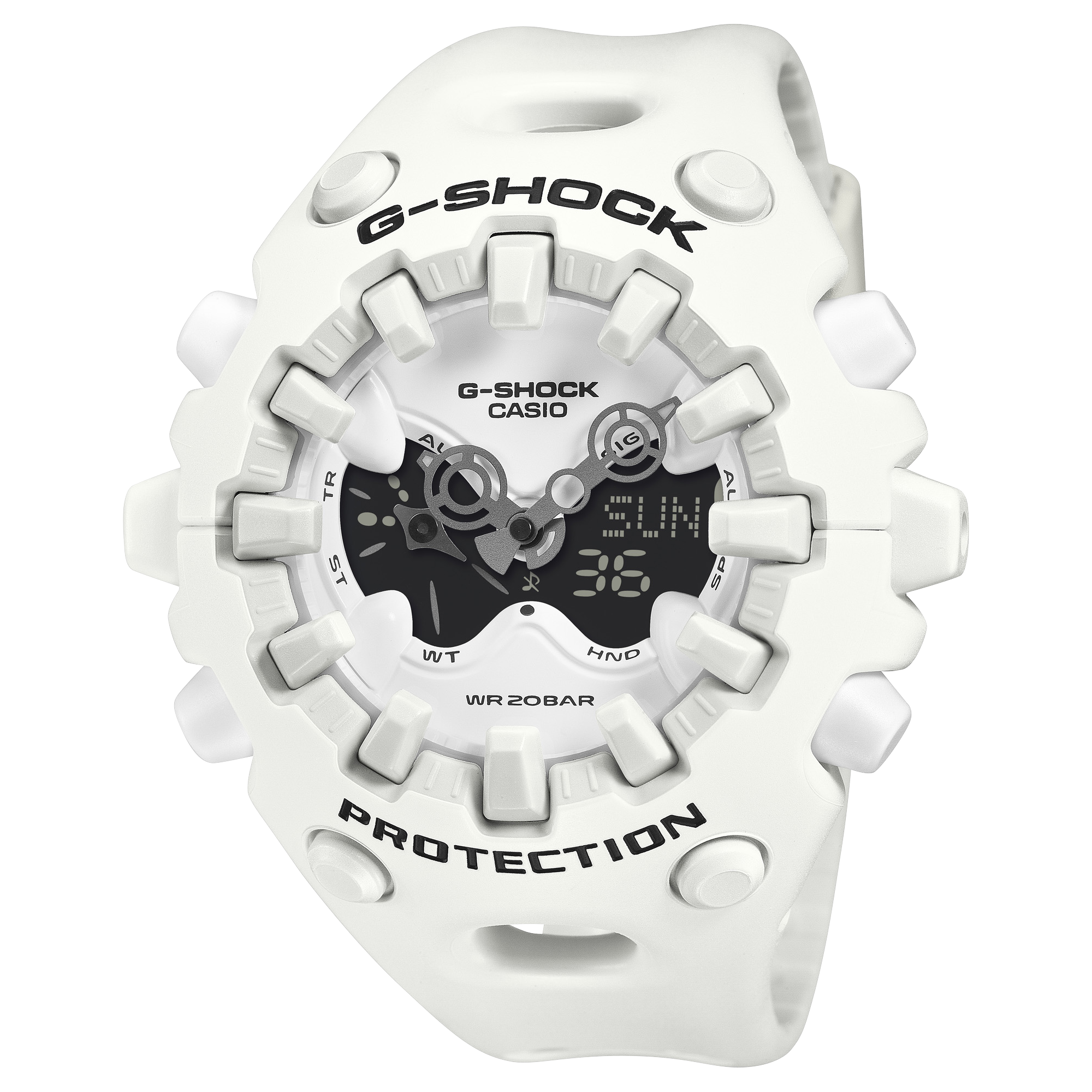 GAV01-7A | G-SHOCK ANALOG-DIGITAL White - Casio