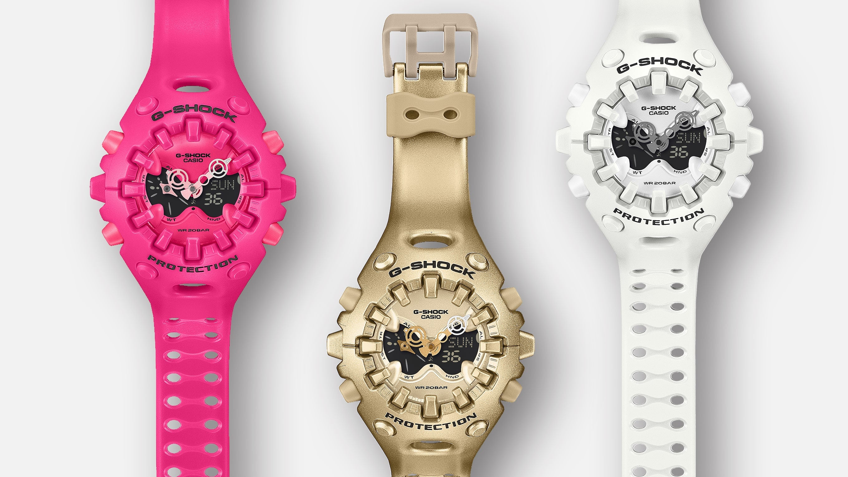 GAV01-7A | G-SHOCK ANALOG-DIGITAL White - Casio