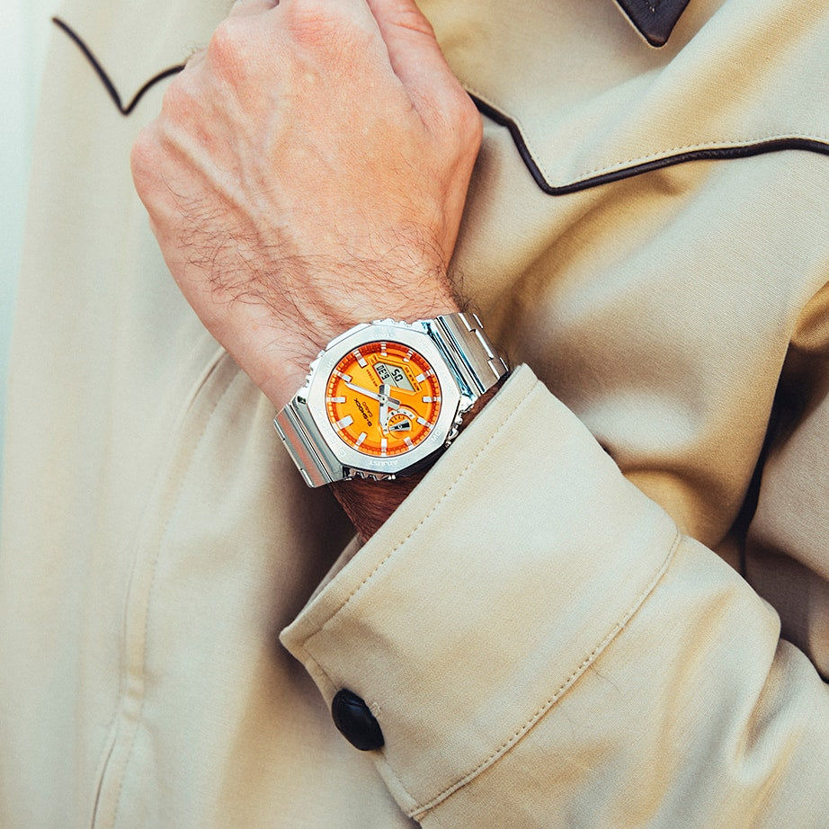 GM2110D-4A | Luxury Watch: Orange Dial Watch | Casio G-SHOCK - Casio
