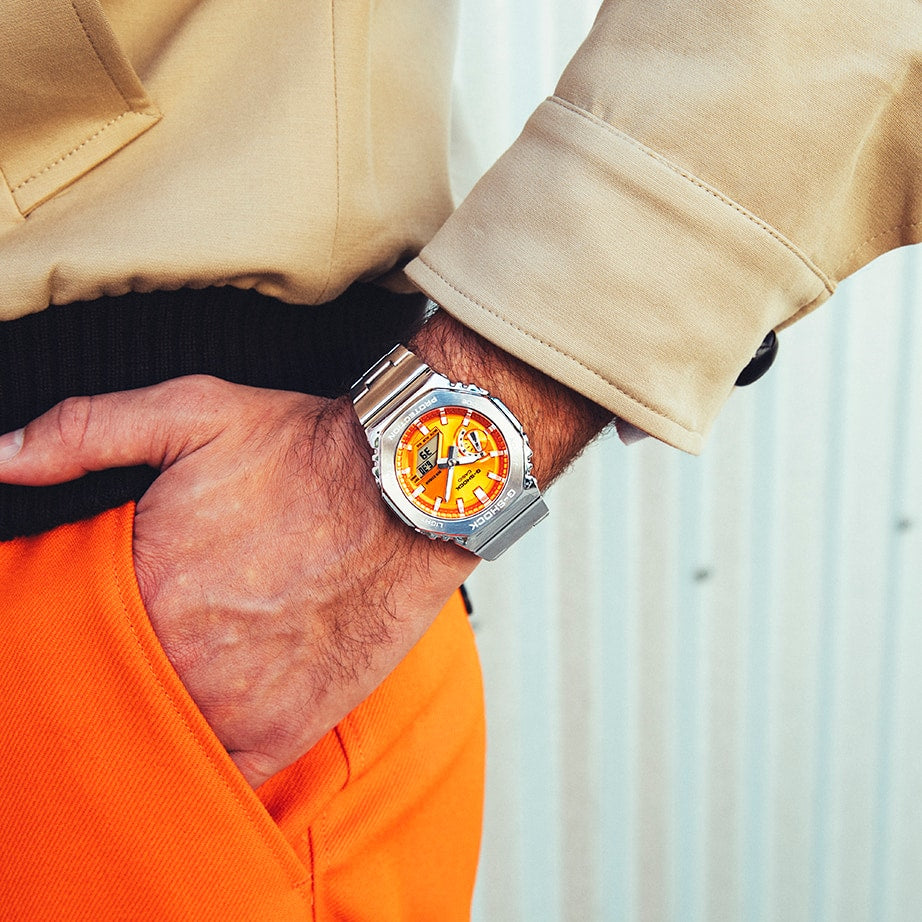 GM2110D-4A | Luxury Watch: Orange Dial Watch | Casio G-SHOCK - Casio