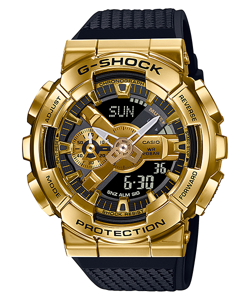 GM110G-1A9 | Analog-Digital Black and Gold Men's Watch G-SHOCK - Casio